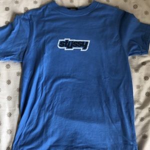 Blue Stussy shirt